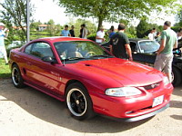 Ford Mustang IV, V6 3,8 l, 1994, 22CV fiscaux (photo prise a Amberieux, 08-2012) (2)